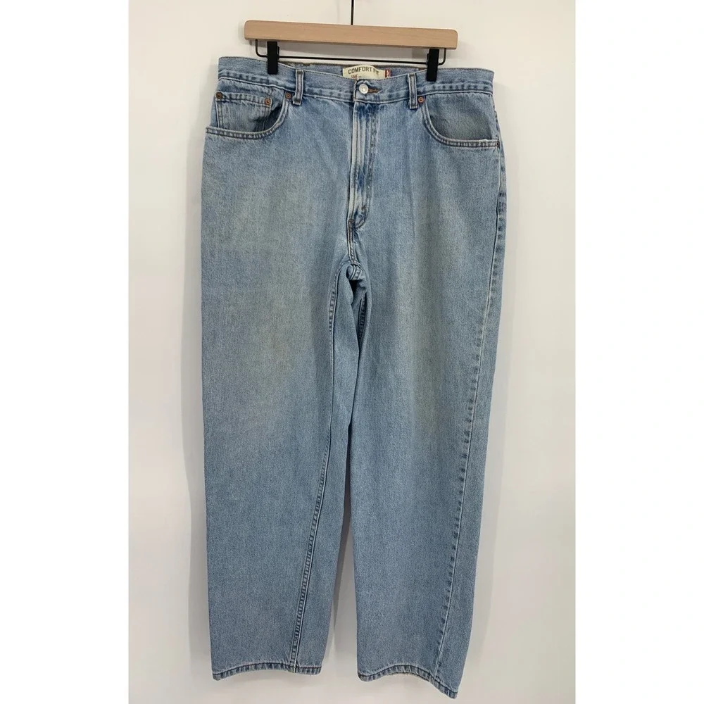 Vintage Levis 560 Jeans Mens 38x34 Blue Comfort Fit Relaxed Loose Tapered Denim